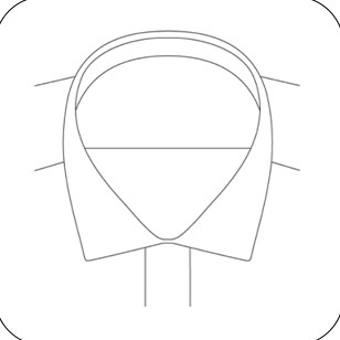 English Spread collar