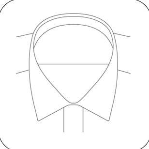 Hidden Button Down collar