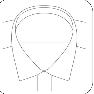 Semi Spread collar
