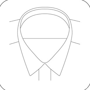 Straight Point collar
