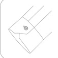 One Button Mitered cuff