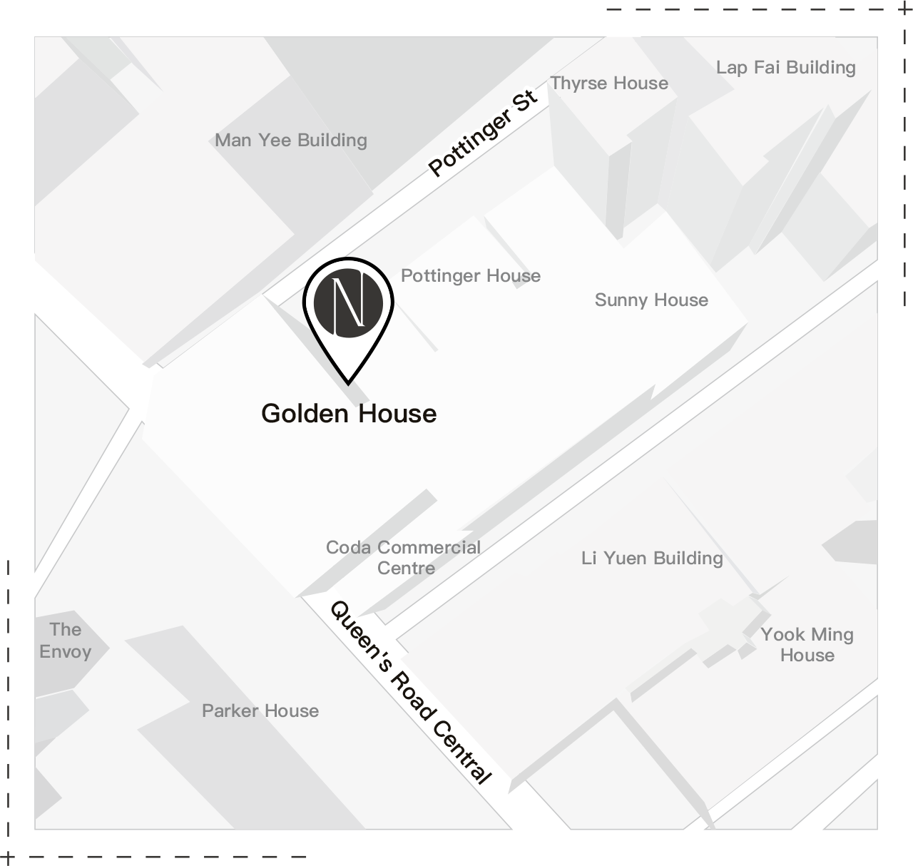 Ninestailor store location map